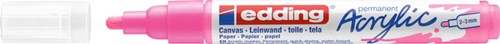 Acrylmarker edding e-5100 medium neon roze afbeelding