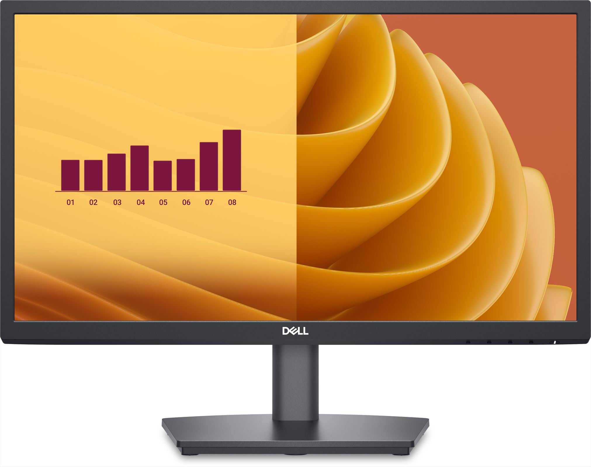 Dell E Series E2225HS computer monitor 54 5 cm (21.4") 1920 x 1080 Pixels Full HD LCD Zwart