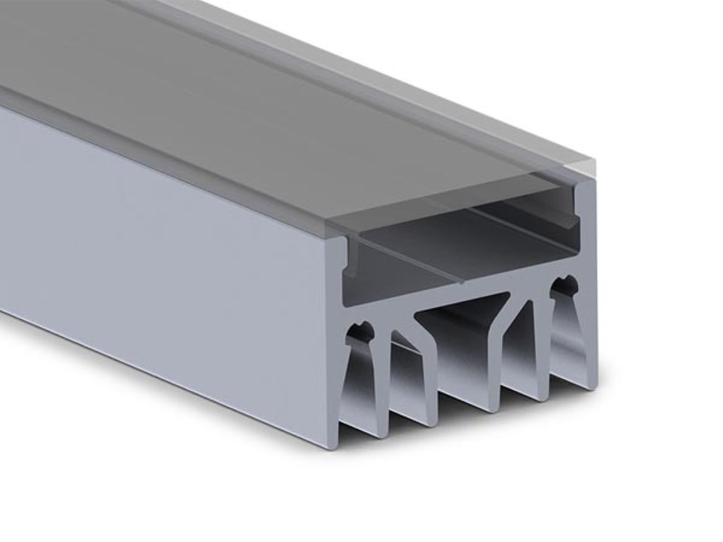 HIGH PERFORMANCE PROFIEL VOOR LEDSTRIP - 2 m - ZILVER - PREMIUM KWALITEIT