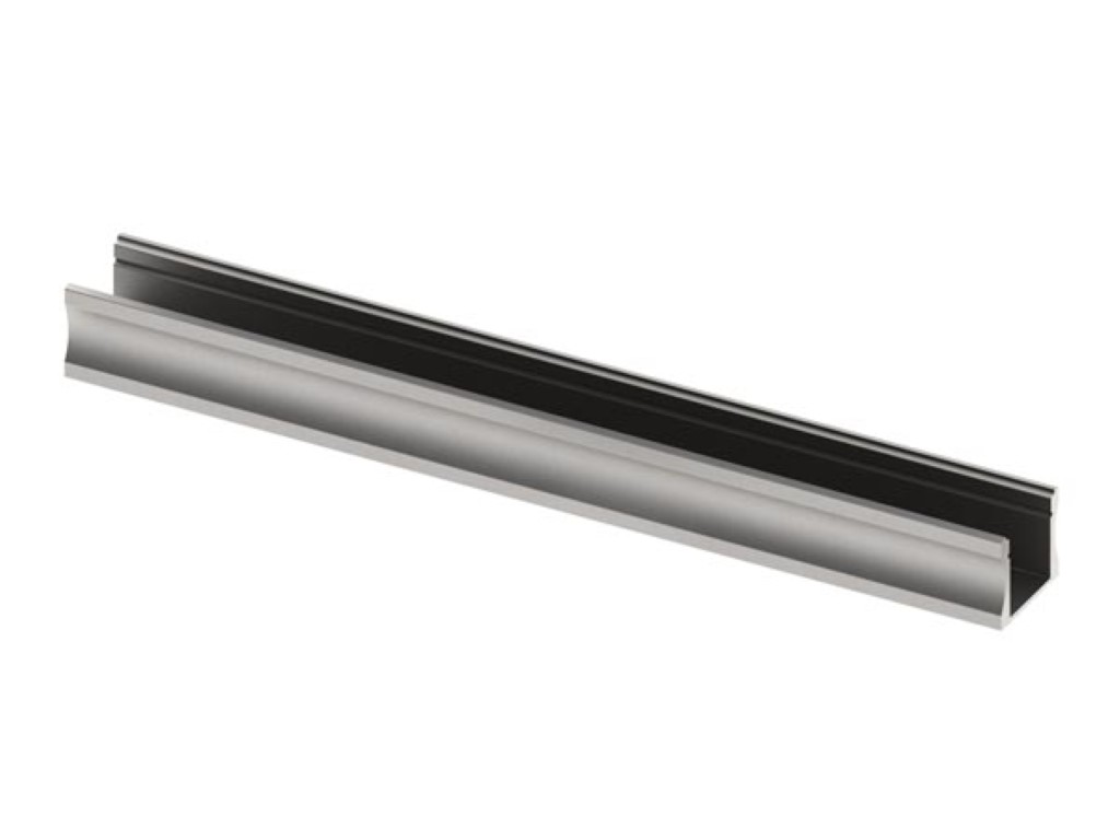SLIMLINE 15 mm - ALUMINIUMPROFIEL VOOR LEDSTRIP - GEANODISEERD ALUMINIUM - ZILVER - 2 m