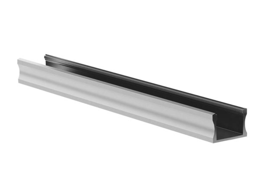 SLIMLINE WIDE - 15 mm - ALUMINIUMPROFIEL VOOR LEDSTRIP - GEANODISEERD ALUMINIUM - ZILVER - 2 m afbeelding