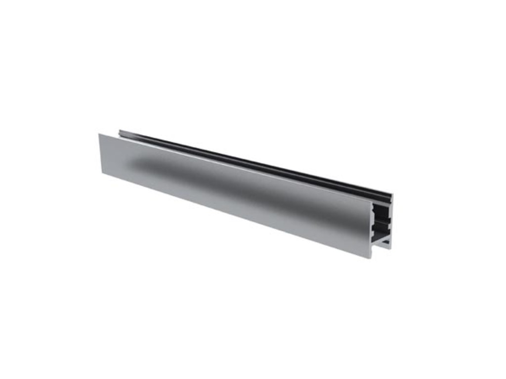 ALU-SWISS - ALUMINIUMPROFIEL VOOR LEDSTRIP - SMAL 6-8 mm - GEANODISEERD ALUMINIUM - ZILVER - 2 m afbeelding