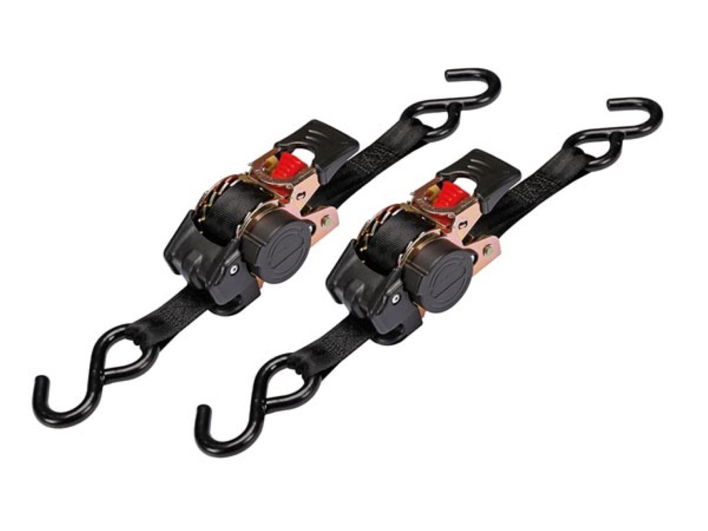 SET MET 2 x ZELFOPROLLENDE RATELSPANDBAND - 300 kg - 3 m x 25 mm afbeelding