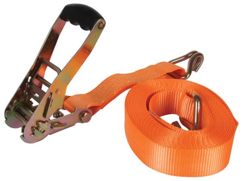 ROBUUSTE SPANBAND MET OPSPANRATEL 5000 kg - 50 mm x 8 m afbeelding