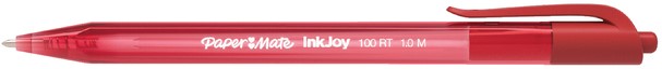 Balpen Paper Mate Inkjoy 100RT medium rood afbeelding