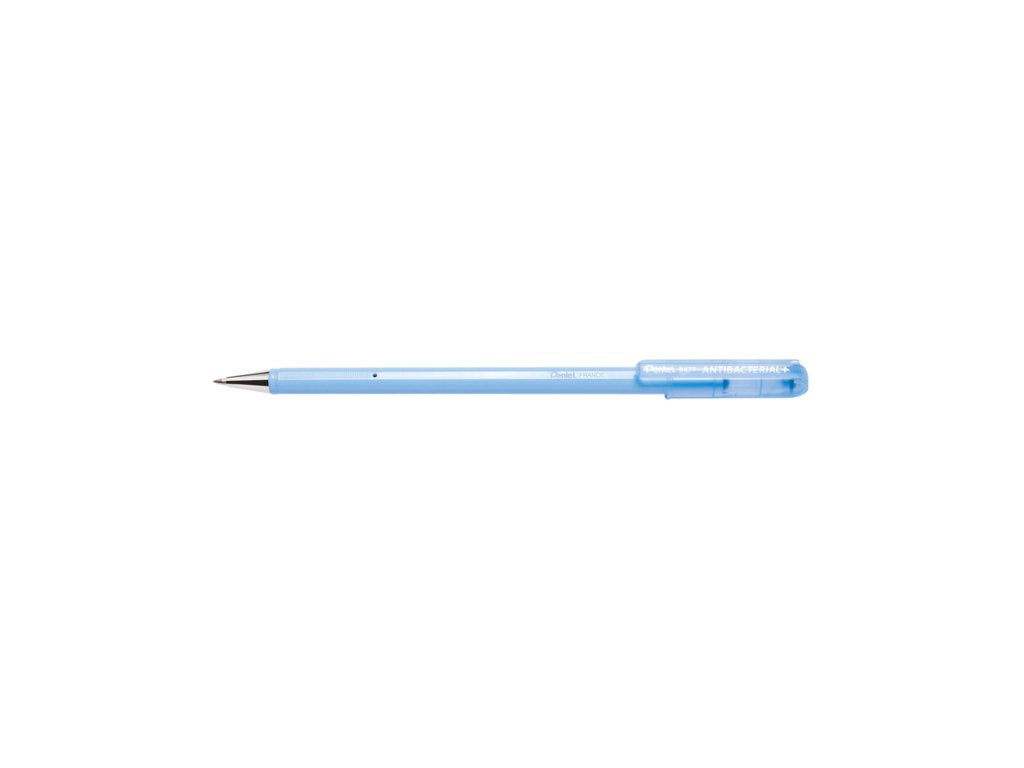 Balpen Pentel BK77AB anti-bacterieel fijn zwart afbeelding