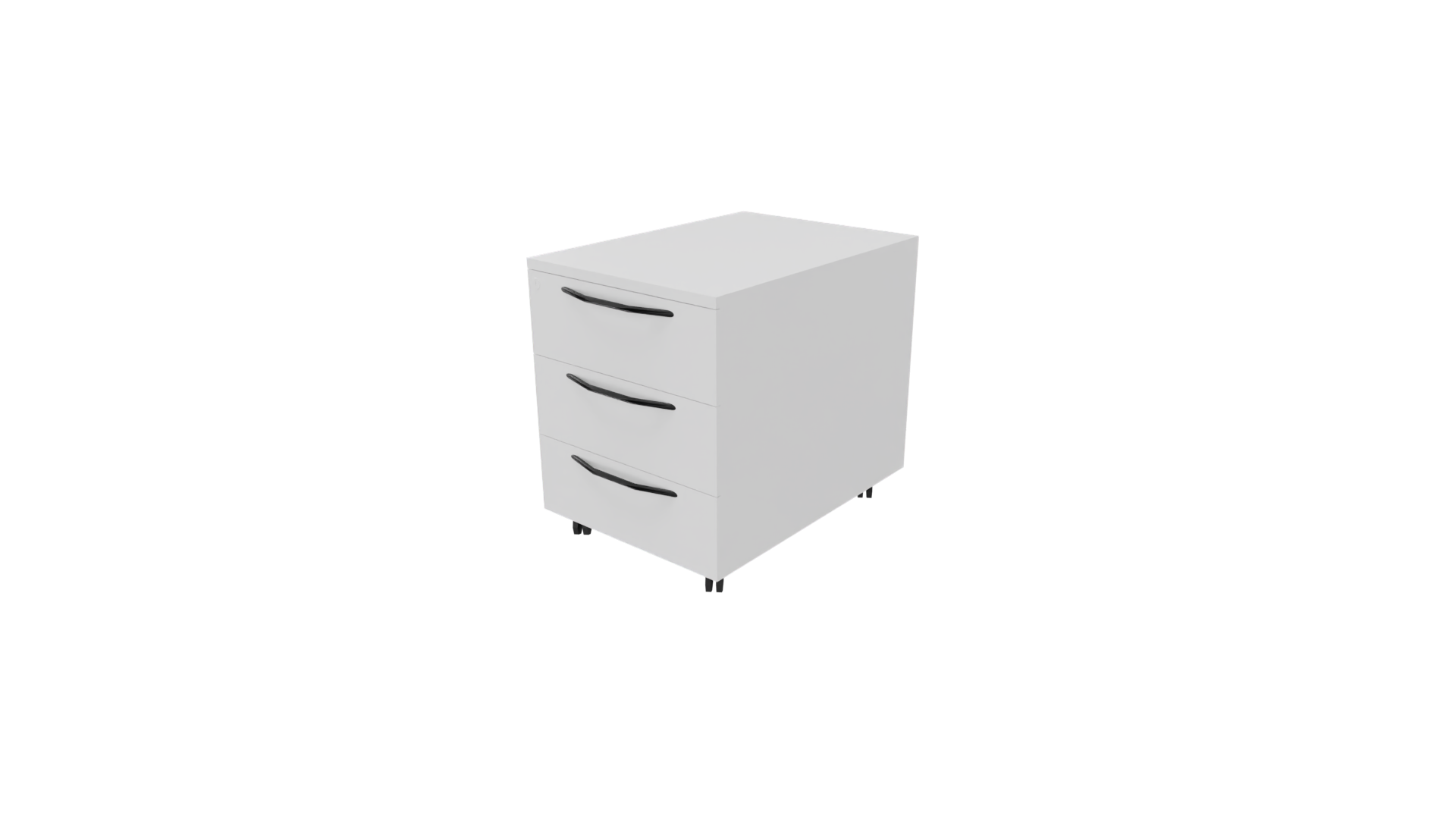 Verrijdbaar ladenblok 11511 - 44 x 60 x 58 cm. - Wit - Wit afbeelding