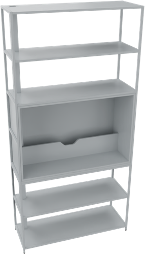 Kastelement 23201 - 244 x 119 x 43 cm. - Alu - Aluminium
