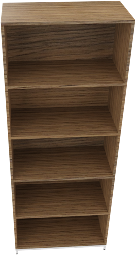 Kastelement 23701 - 80 x 204 x 43 cm. - Wit - Eiken YT60A