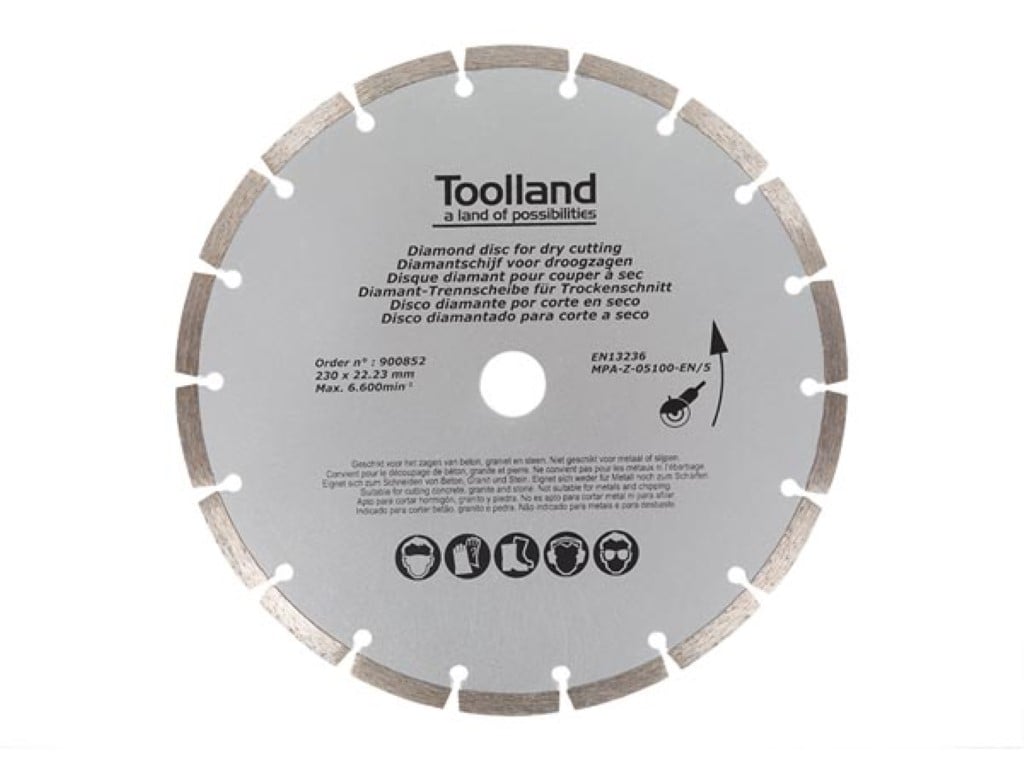 DIAMANTSCHIJF - 230 mm - GESEGMENTEERD afbeelding
