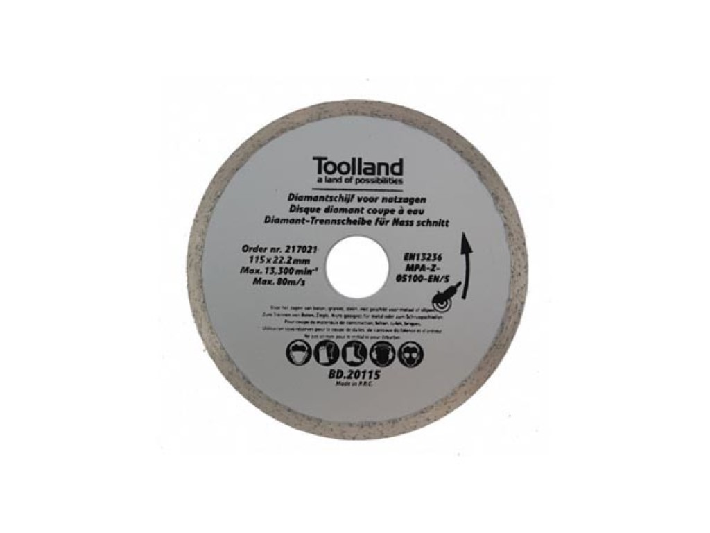 DIAMANTSCHIJF - 115 mm - CONTINU afbeelding