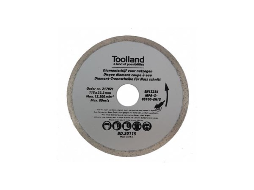 DIAMANTSCHIJF - 125 mm - CONTINU afbeelding