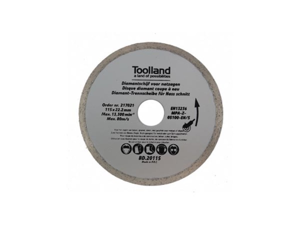 DIAMANTSCHIJF - 180 mm x 22.2 mm afbeelding