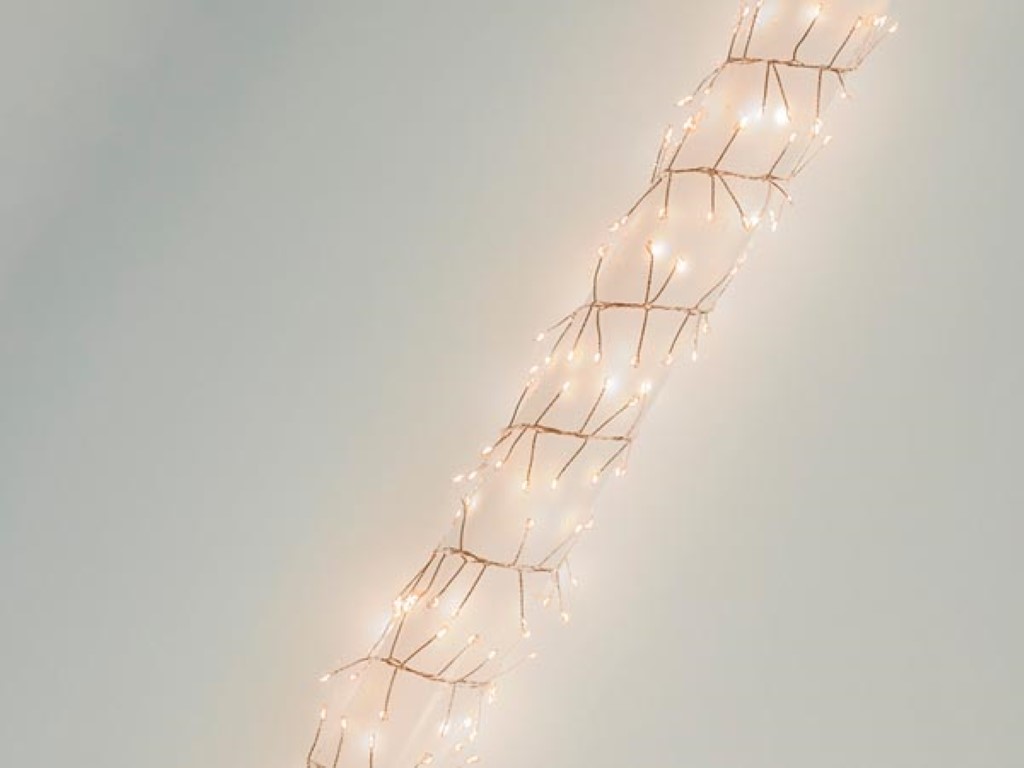 Bundlelight LED - 6 m - 600 arizona witte lampen - koperdraad - 24 V afbeelding