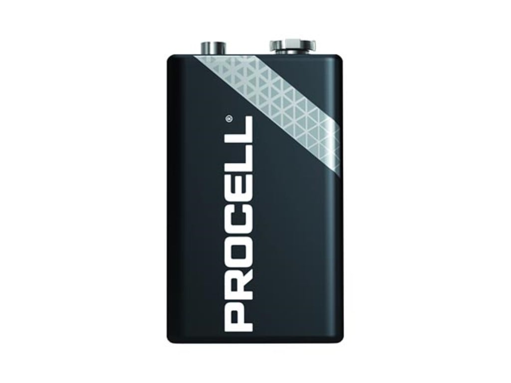 DURACELL - PROCELL ALKALINE BLOKBATTERIJ - 9 V/6LR61 - 10 st. afbeelding