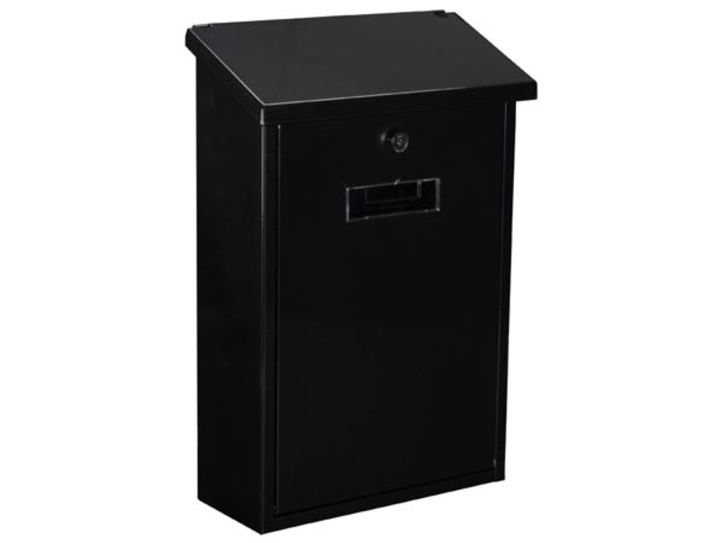 BRIEVENBUS - RIO - ZWART - 27 x 39,5 x 10 cm afbeelding
