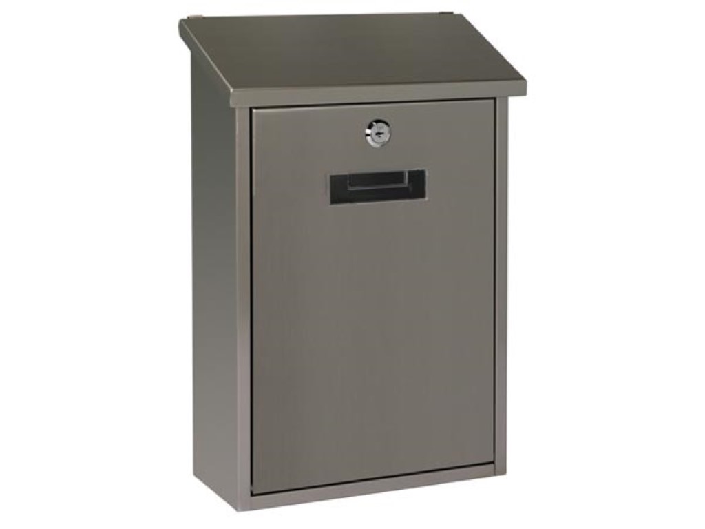 BRIEVENBUS - BERLIJN - INOX - 27 x 36,5 x10 cm afbeelding