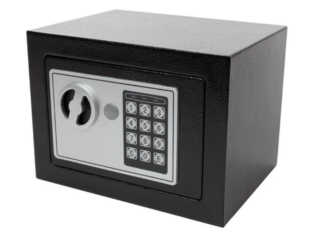 ELEKTRONISCHE KLUIS - 17 x 23 x 17 cm - 4.6 L - ZWART afbeelding