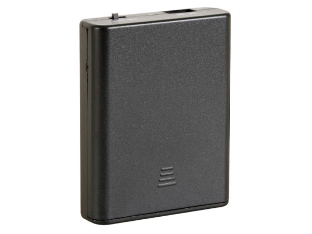 BATTERIJHOUDER VOOR 4 x AA-BATTERIJEN (MET USB CONNECTOR) + SCHAKELAAR afbeelding