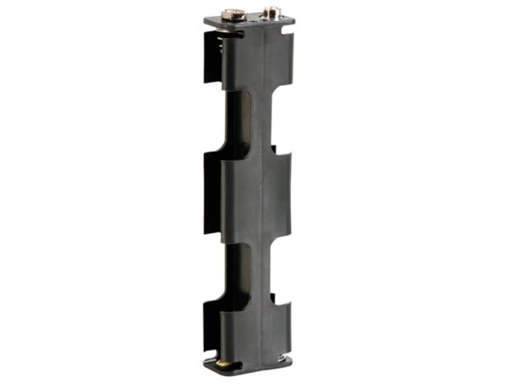 BATTERIJHOUDER VOOR 4 x AA-CEL (VOOR BATTERIJCLIPS) afbeelding