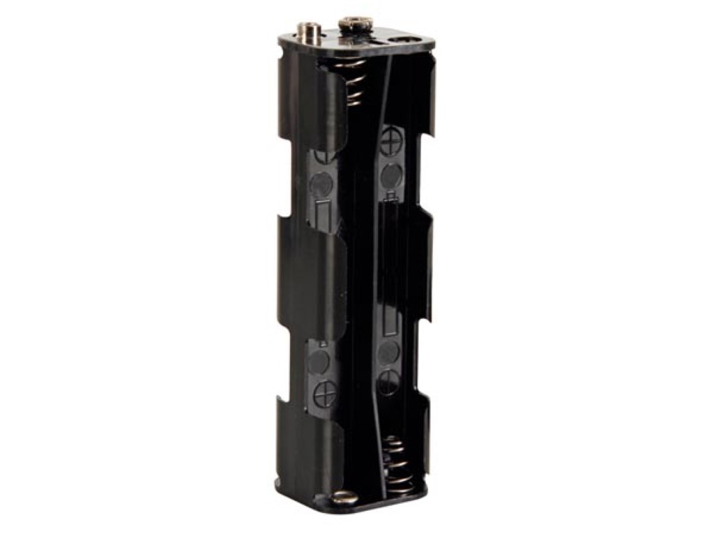 BATTERIJHOUDER VOOR 8 x AA-CEL (VOOR BATTERIJCLIPS) afbeelding