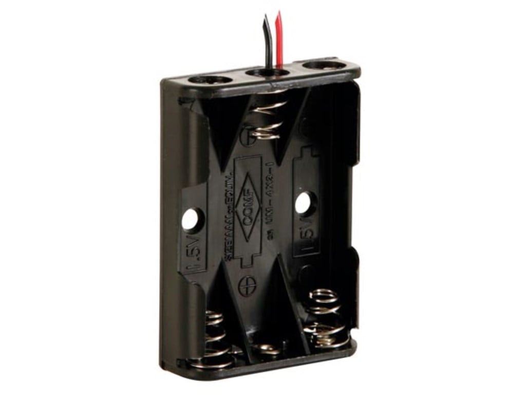 BATTERIJHOUDER VOOR 3 x AAA-BATTERIJEN afbeelding
