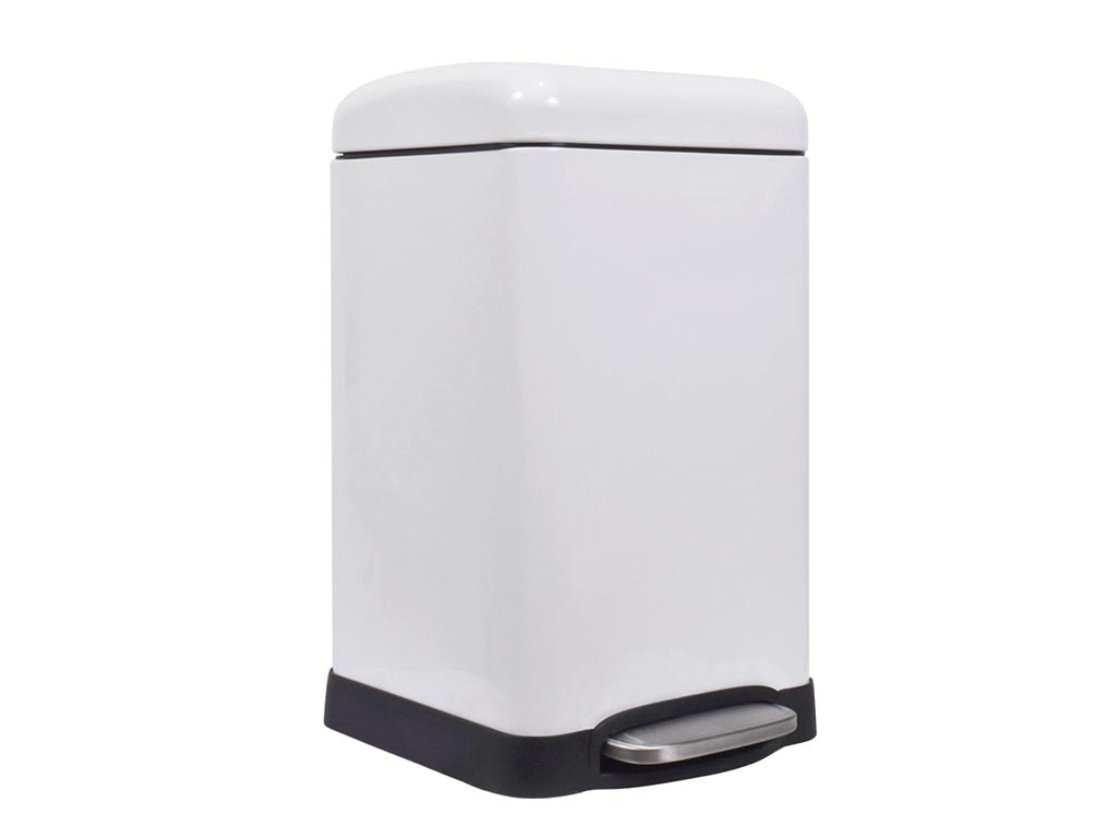 Velleman Urban afvalbak 20 l Vierkant Wit mat