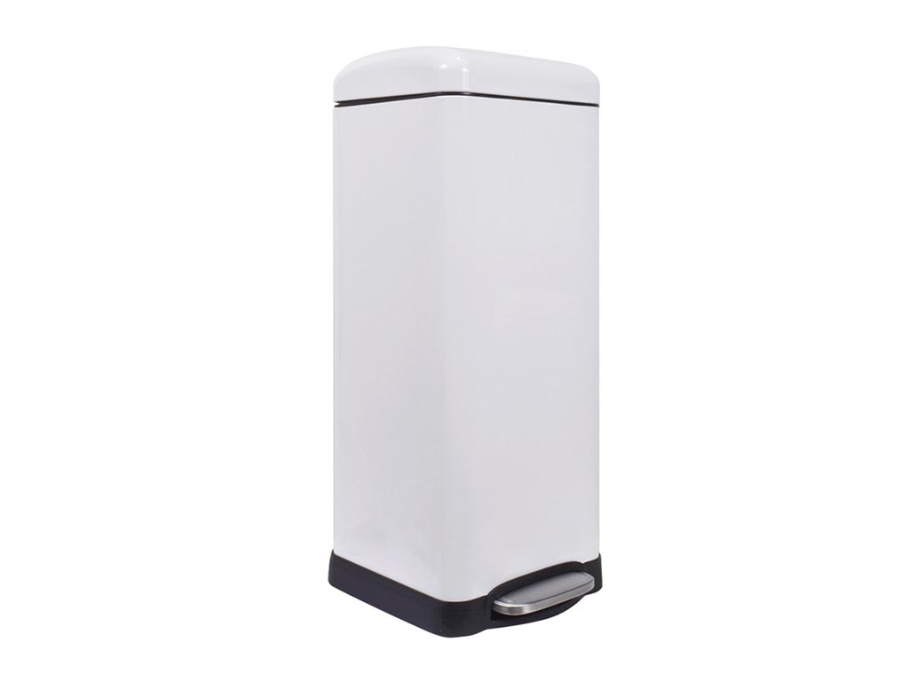 Velleman Urban afvalbak 30 l Vierkant Mat wit