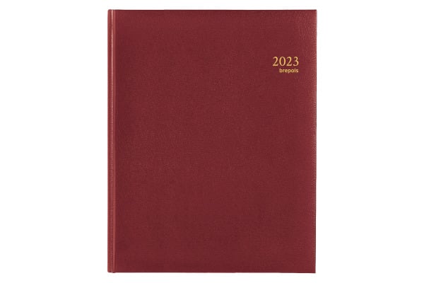 Agenda 2026 Brepols Concorde Lima 7dagen/2pagina&apos;s bordeaux afbeelding