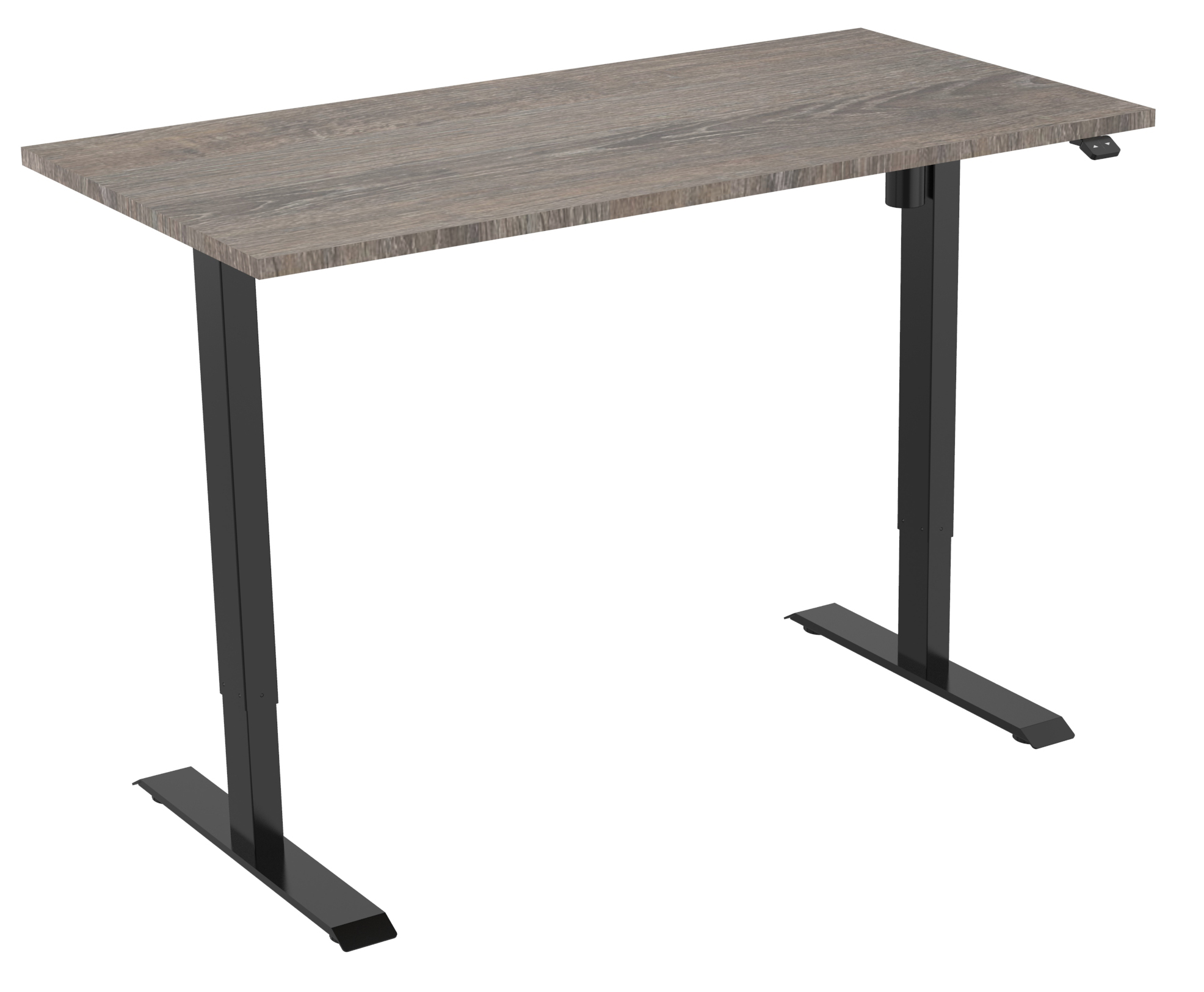 Elektrisch verstelbaar zit-sta bureau Tsherysh Black Logan 100 x 80 afbeelding