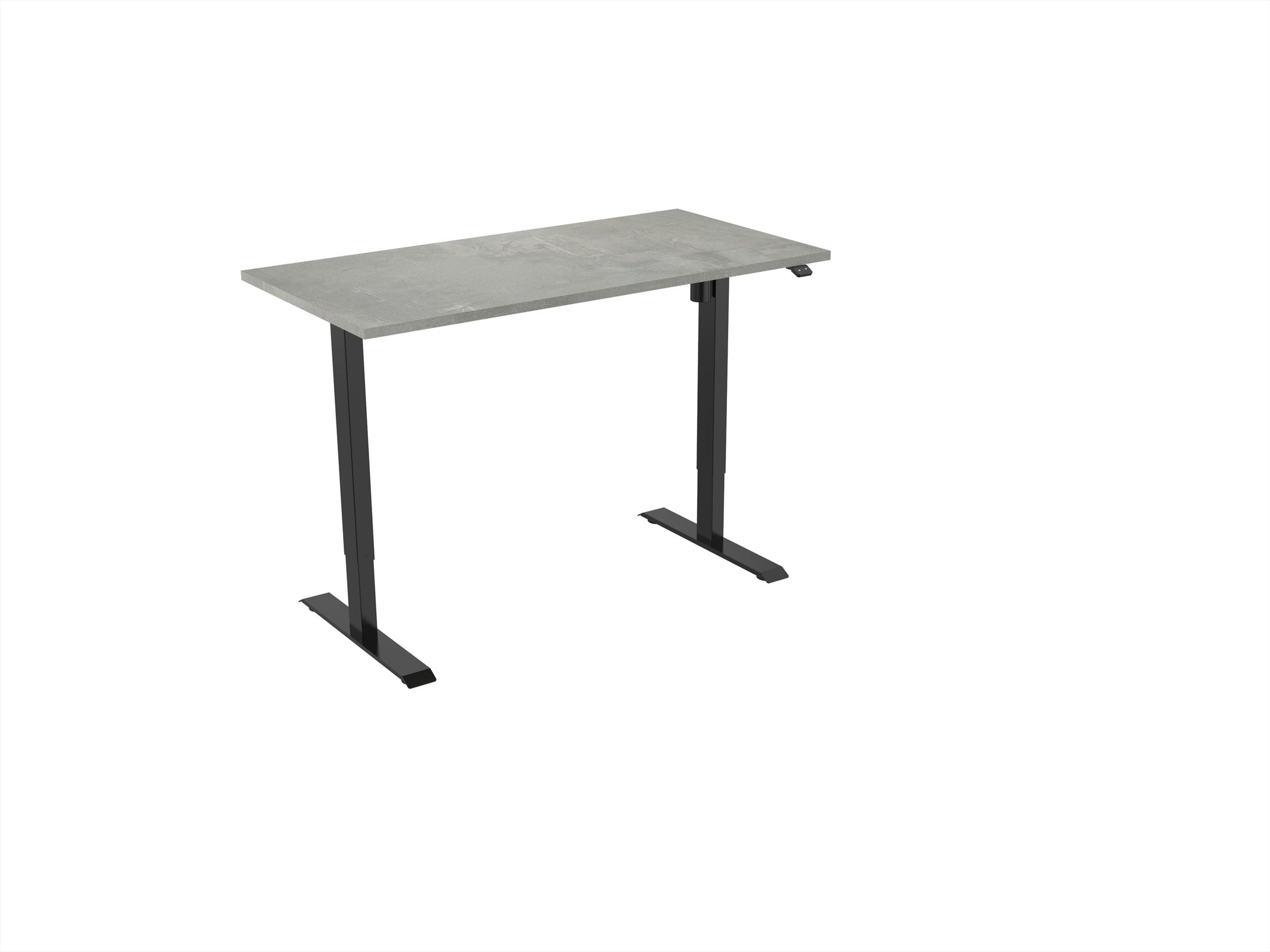 Elektrisch verstelbaar zit-sta bureau Tsherysh Black Oxyd 100 x 80 afbeelding
