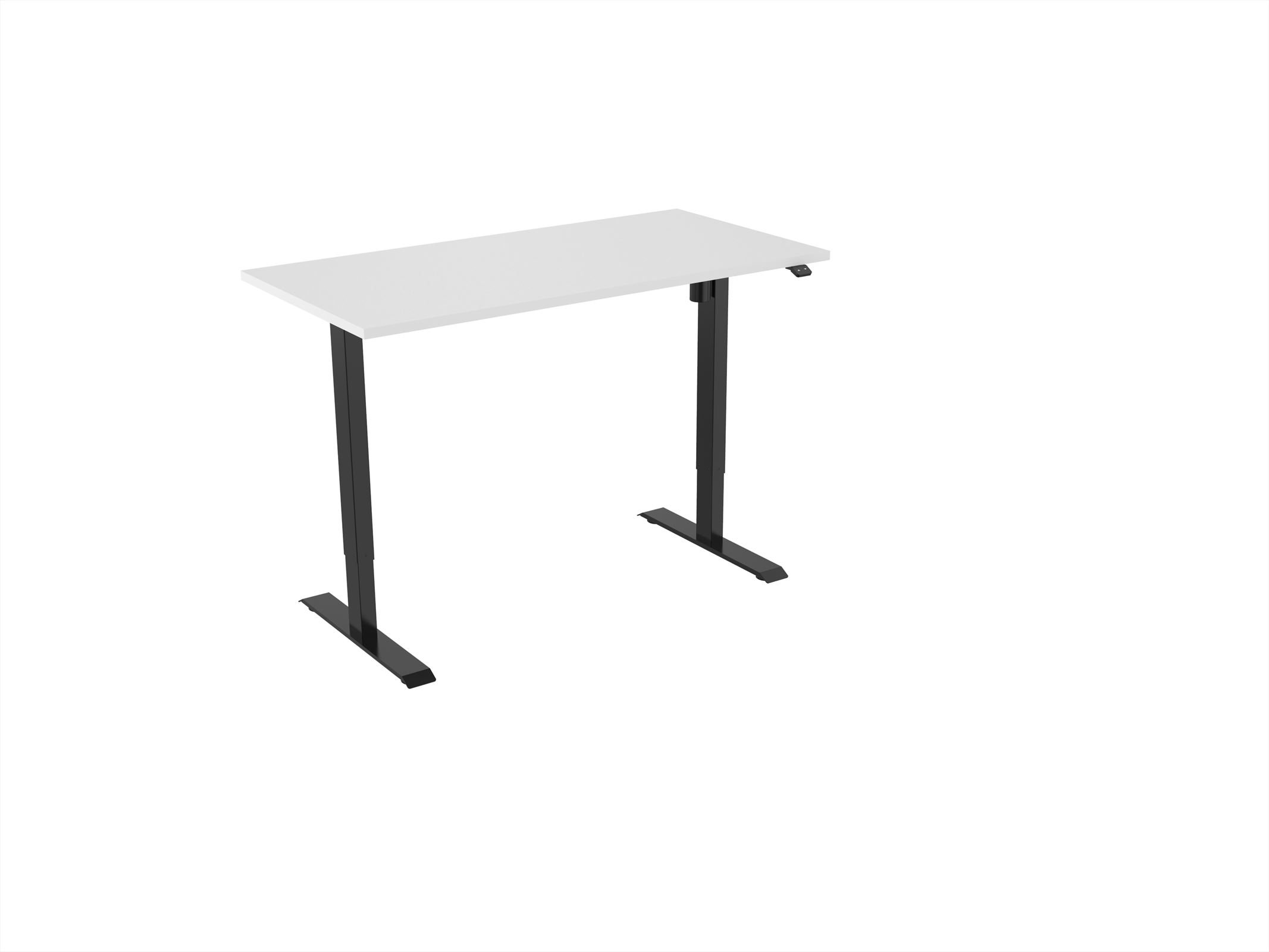 Elektrisch verstelbaar zit-sta bureau Tsherysh Black & White 100 x 80 afbeelding