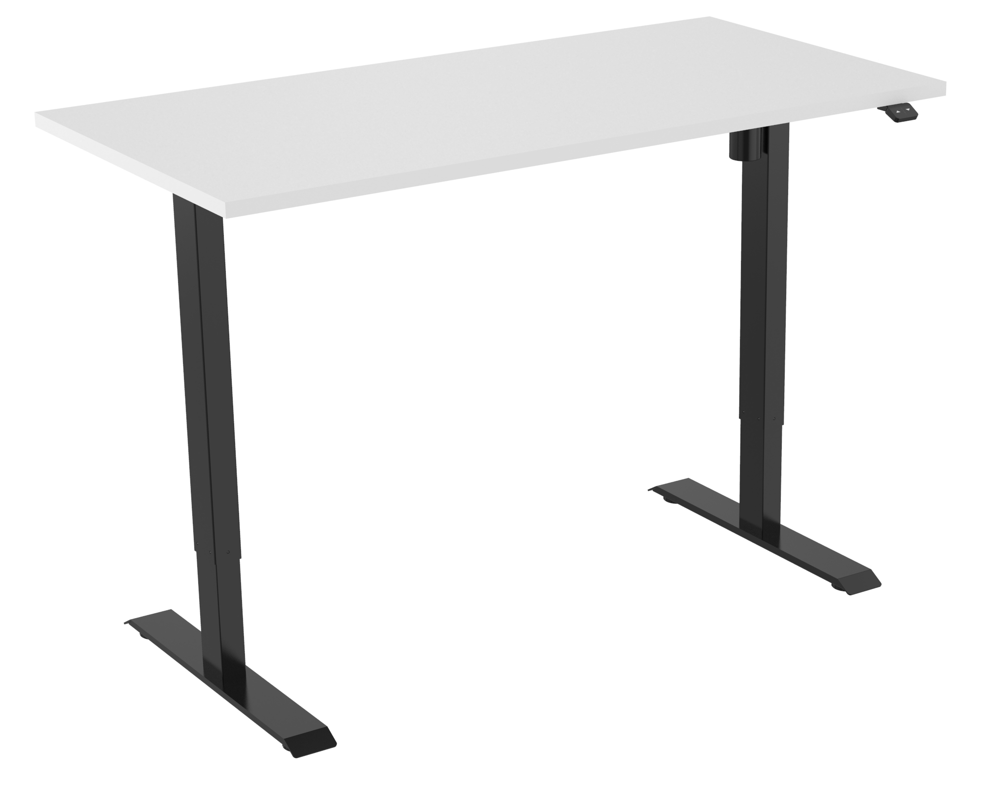 Elektrisch verstelbaar zit-sta bureau Tsherysh Black & White 120 x 80 afbeelding