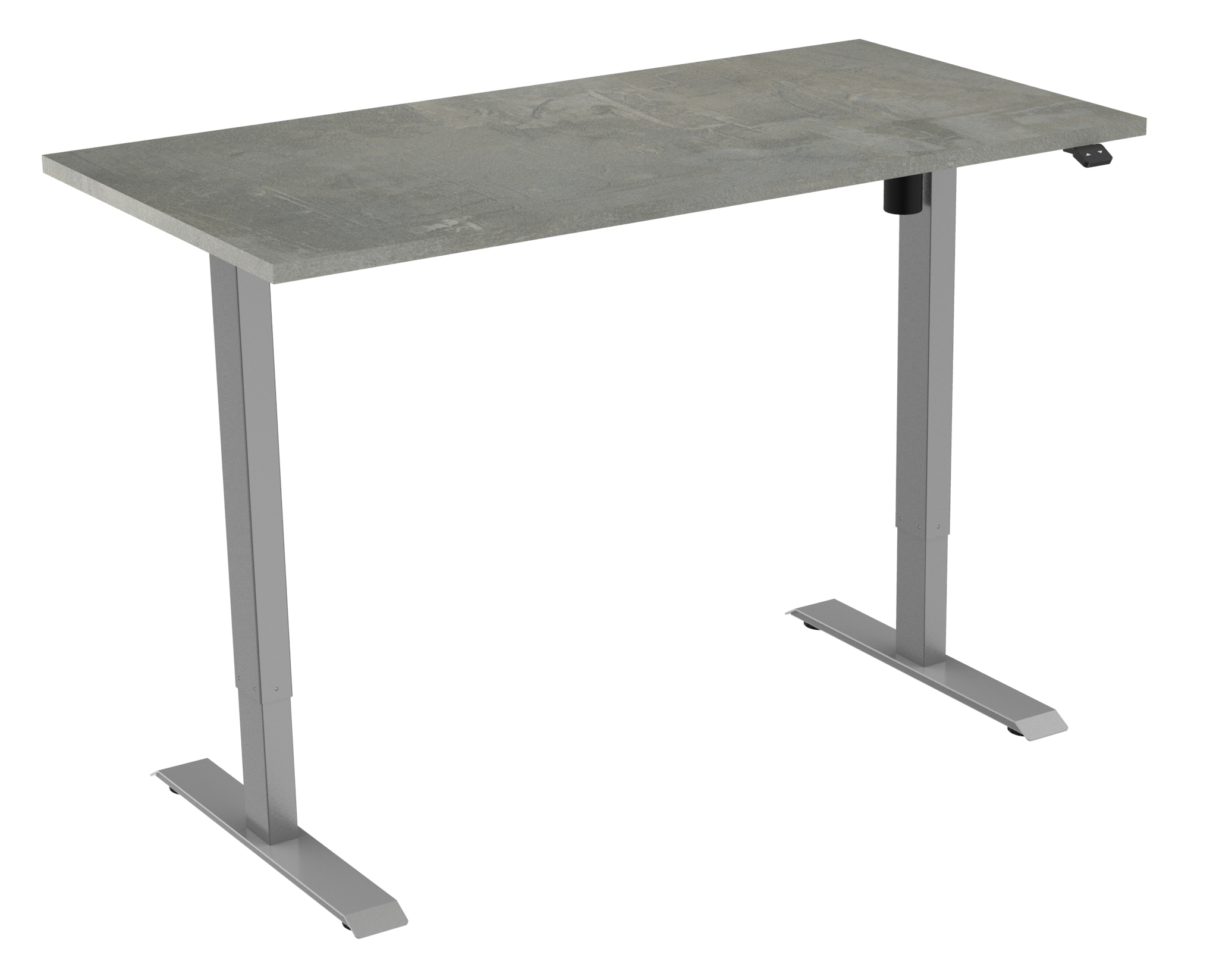 Elektrisch verstelbaar zit-sta bureau Tsherysh Gray Oxyd 100 x 80 afbeelding