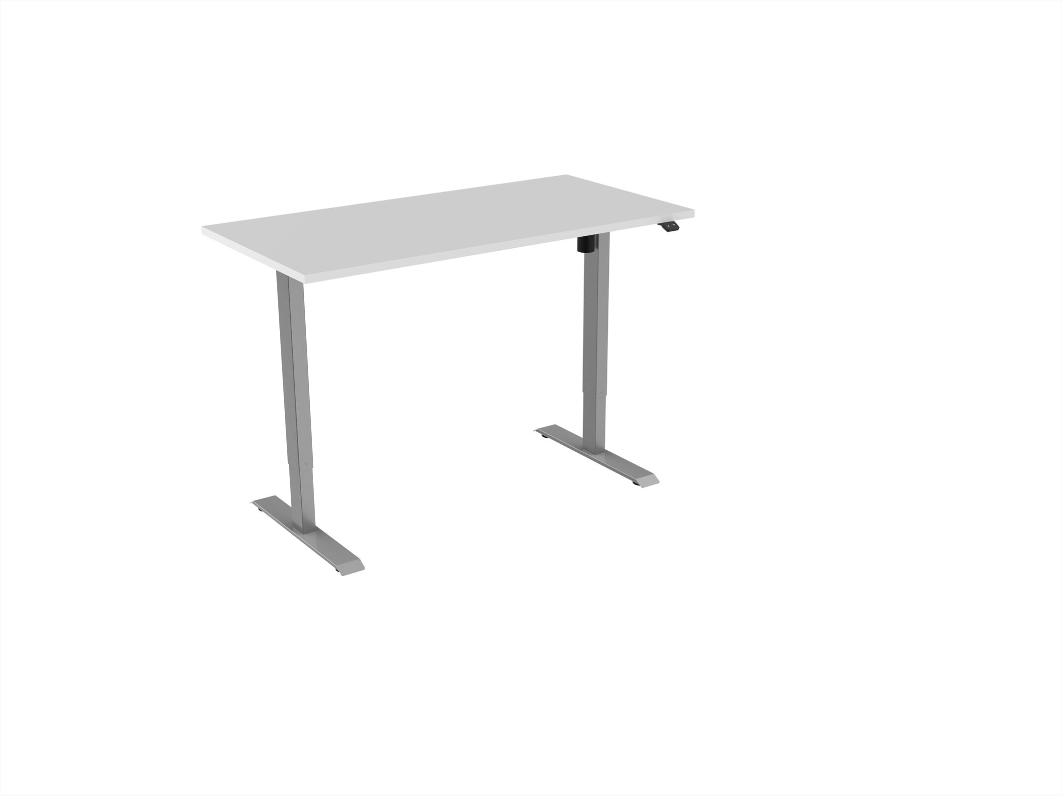 Elektrisch verstelbaar zit-sta bureau Tsherysh Gray & White 100 x 80 afbeelding