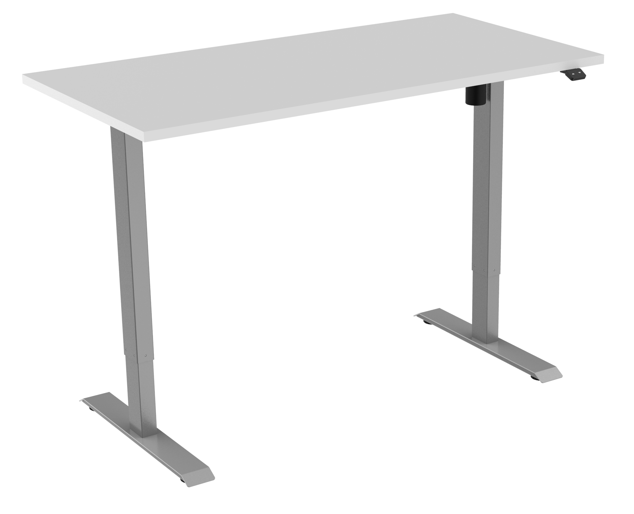 Elektrisch verstelbaar zit-sta bureau Tsherysh Gray & White 120 x 80 afbeelding