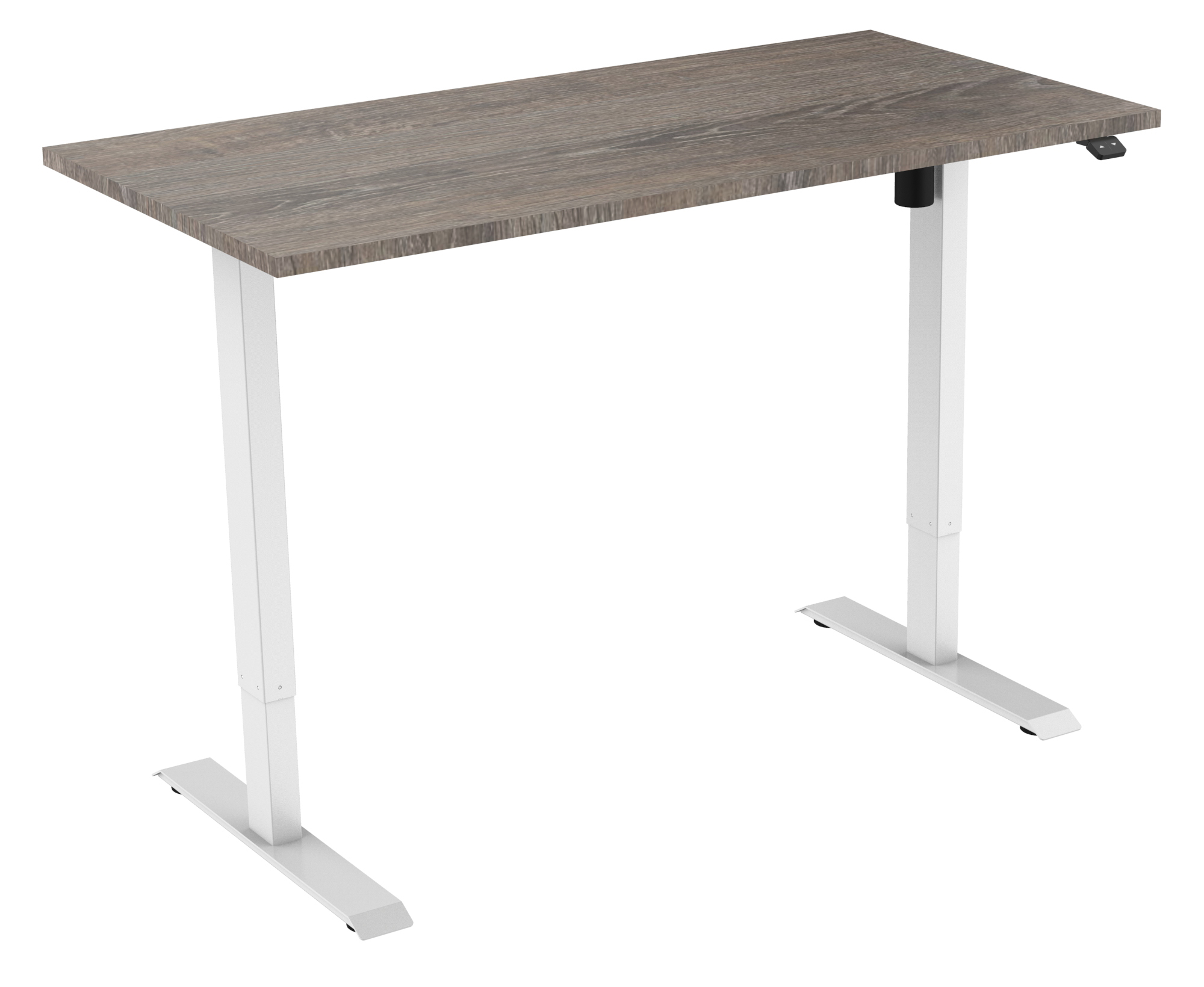 Elektrisch verstelbaar zit-sta bureau Tsherysh White Logan 120 x 80 afbeelding