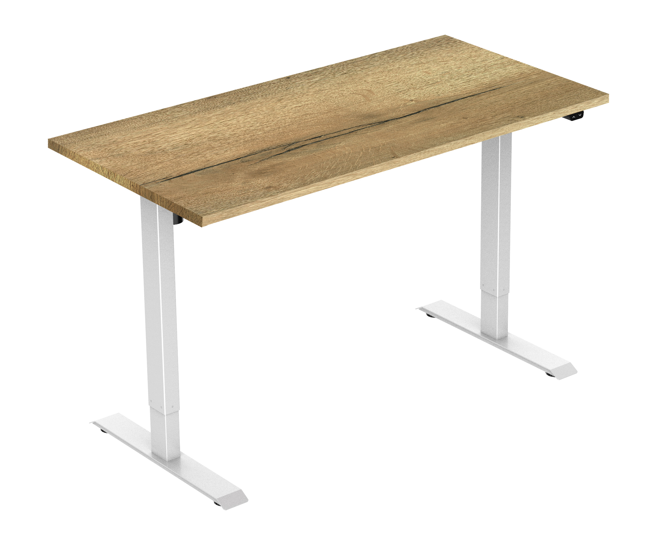 Elektrisch verstelbaar zit-sta bureau Tsherysh White Natural 120 x 80 afbeelding