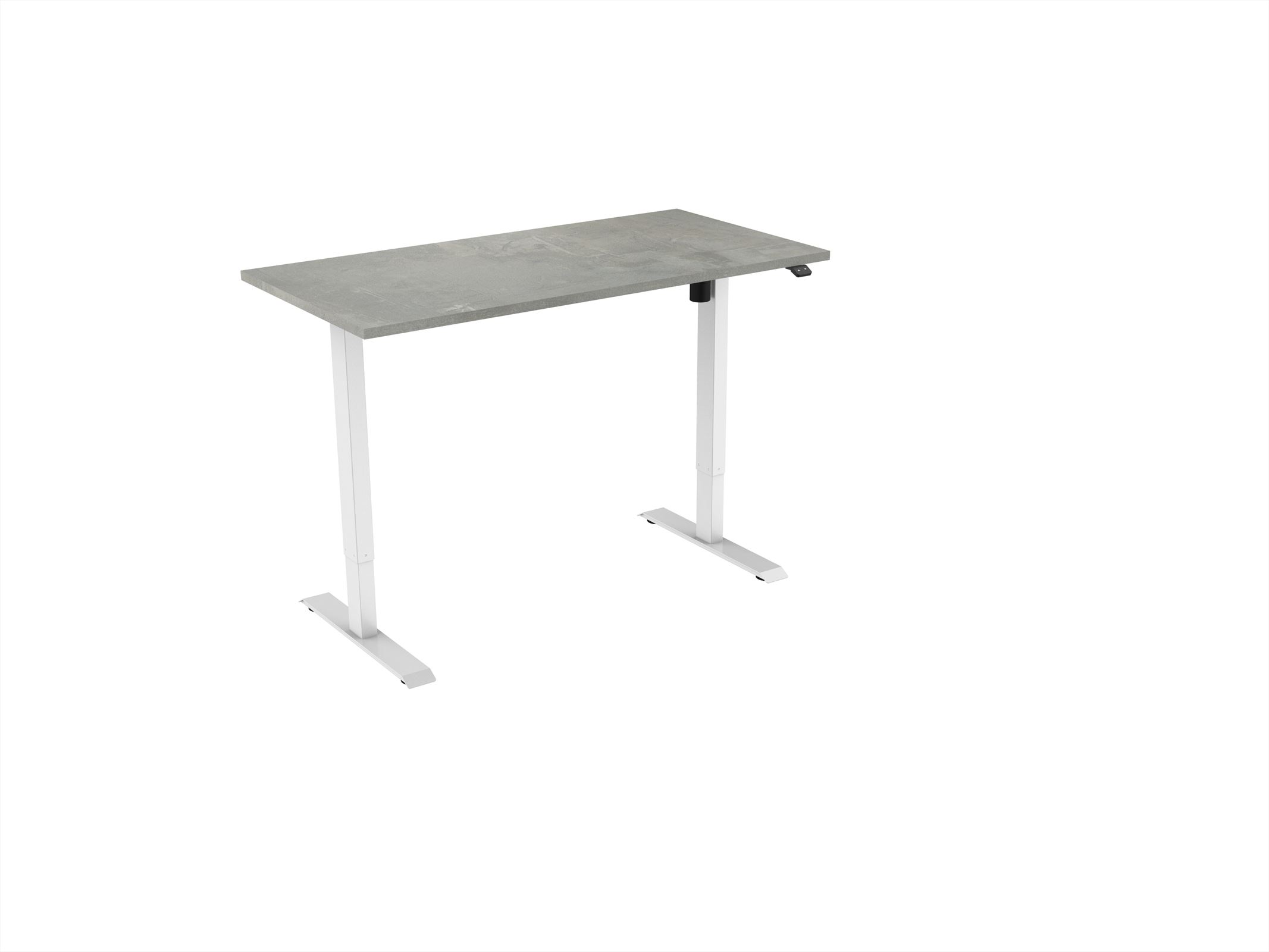 Elektrisch verstelbaar zit-sta bureau Tsherysh White Oxyd 120 x 80 afbeelding