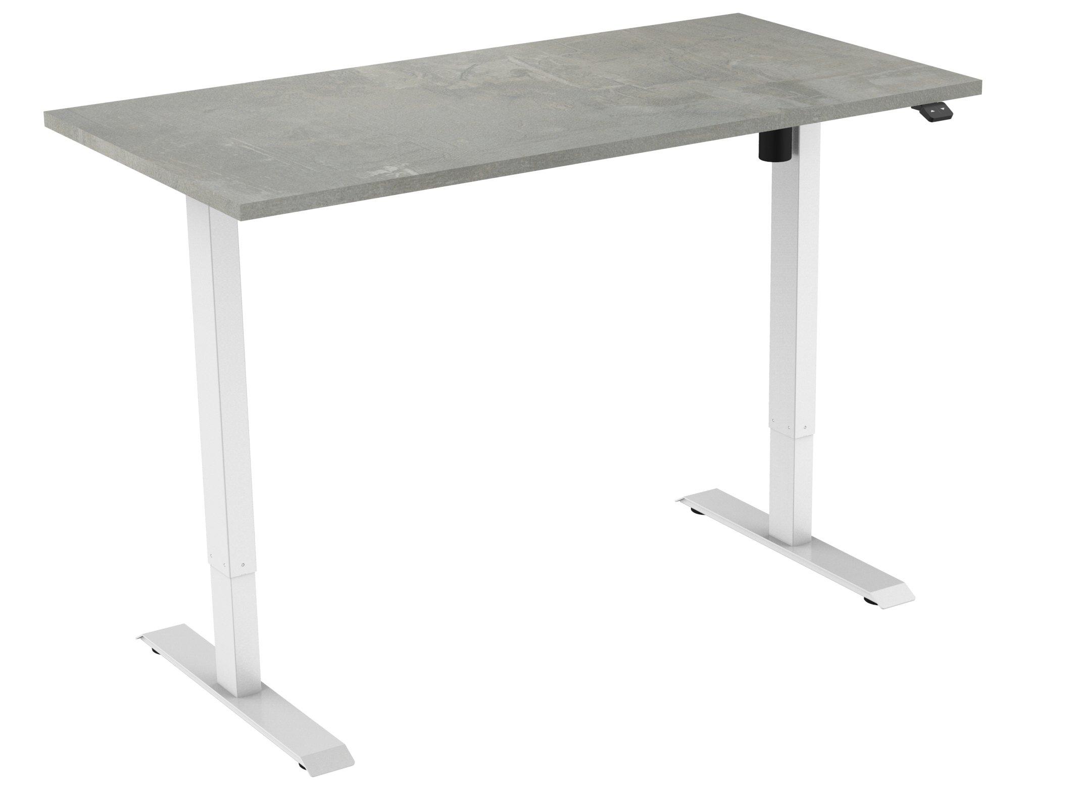 Elektrisch verstelbaar zit-sta bureau Tsherysh White Oxyd 120 x 80 afbeelding