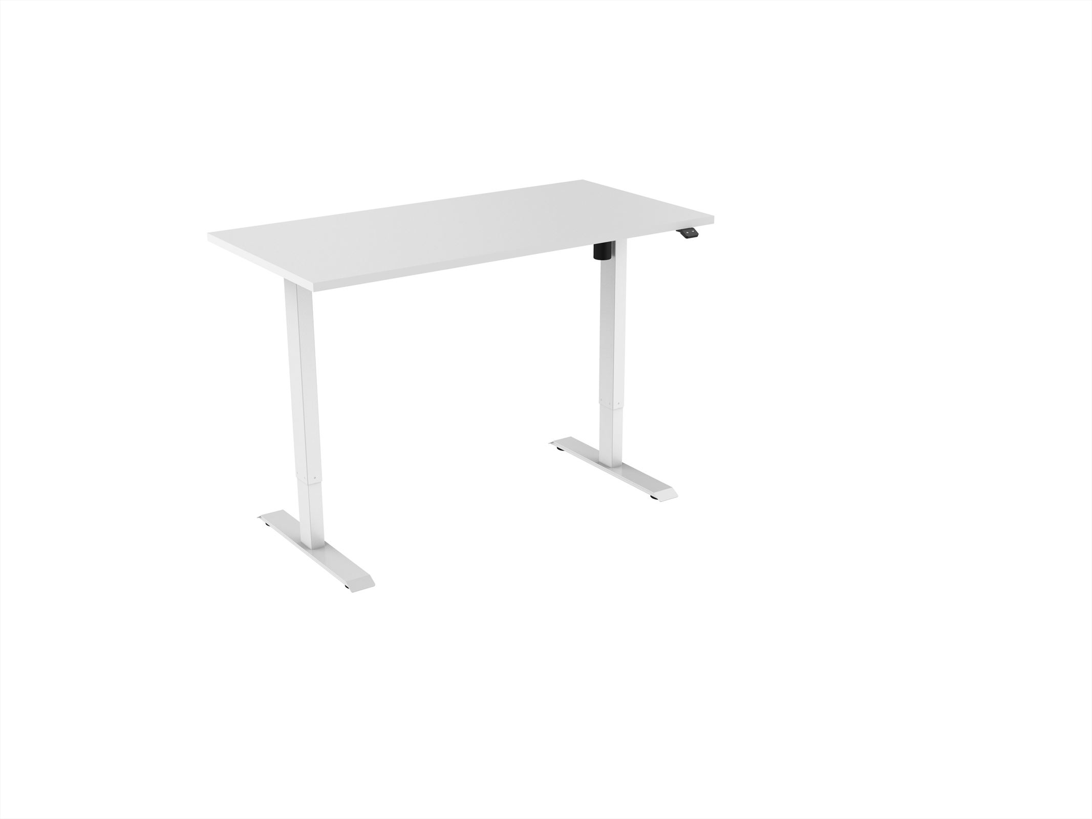 Elektrisch verstelbaar zit-sta bureau Tsherysh White 100 x 80 afbeelding