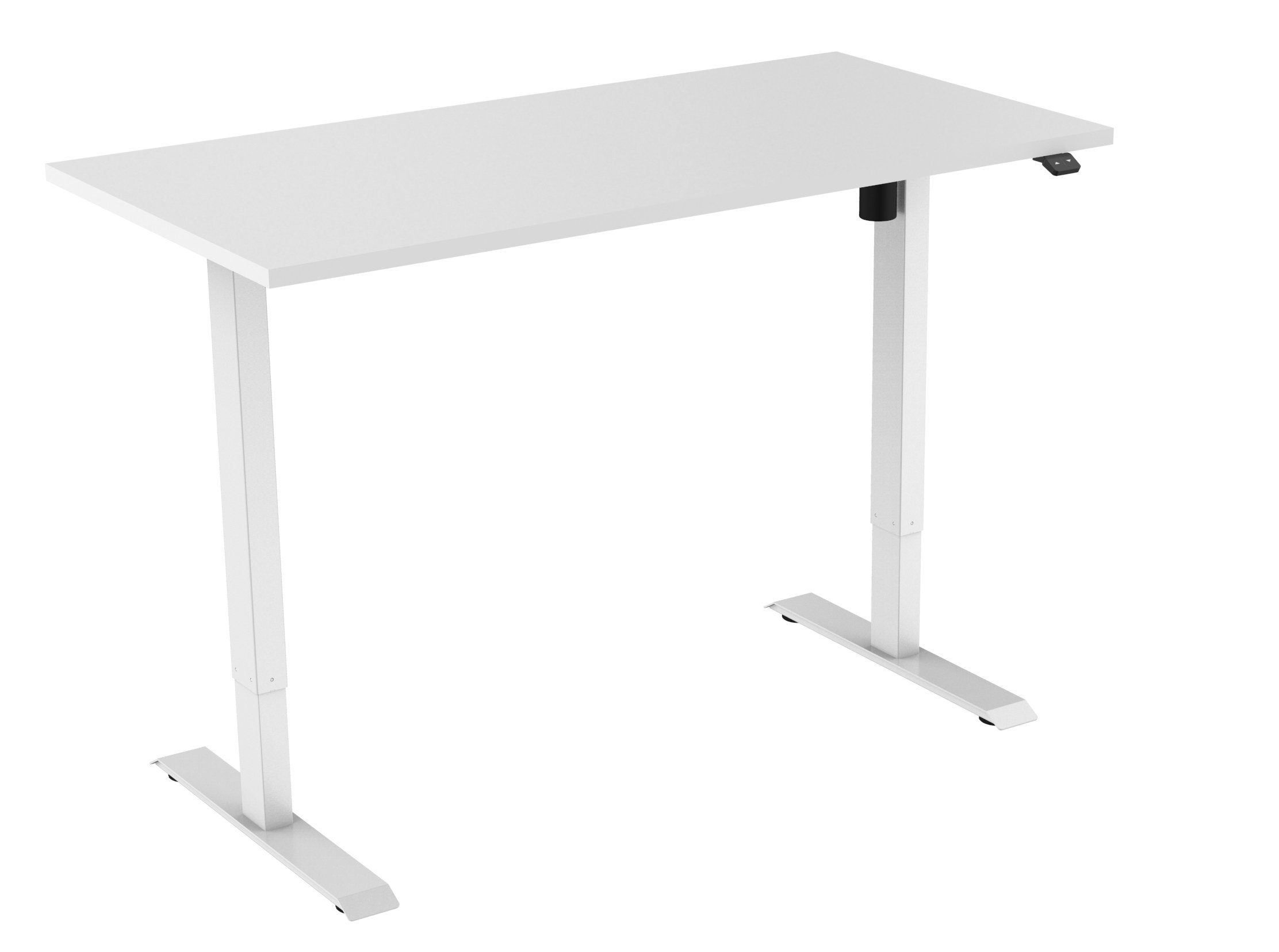 Elektrisch verstelbaar zit-sta bureau Tsherysh White 100 x 80 afbeelding