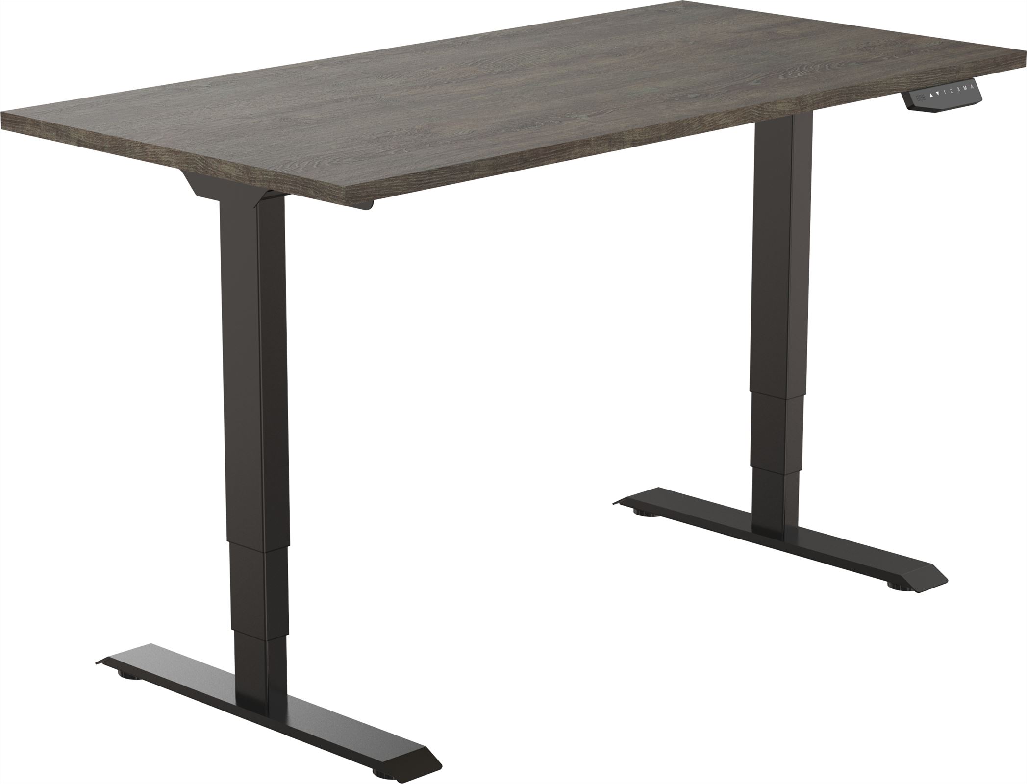 Elektrisch Zit-Sta Bureau Tsherysh Black Logan 160 x 80 afbeelding