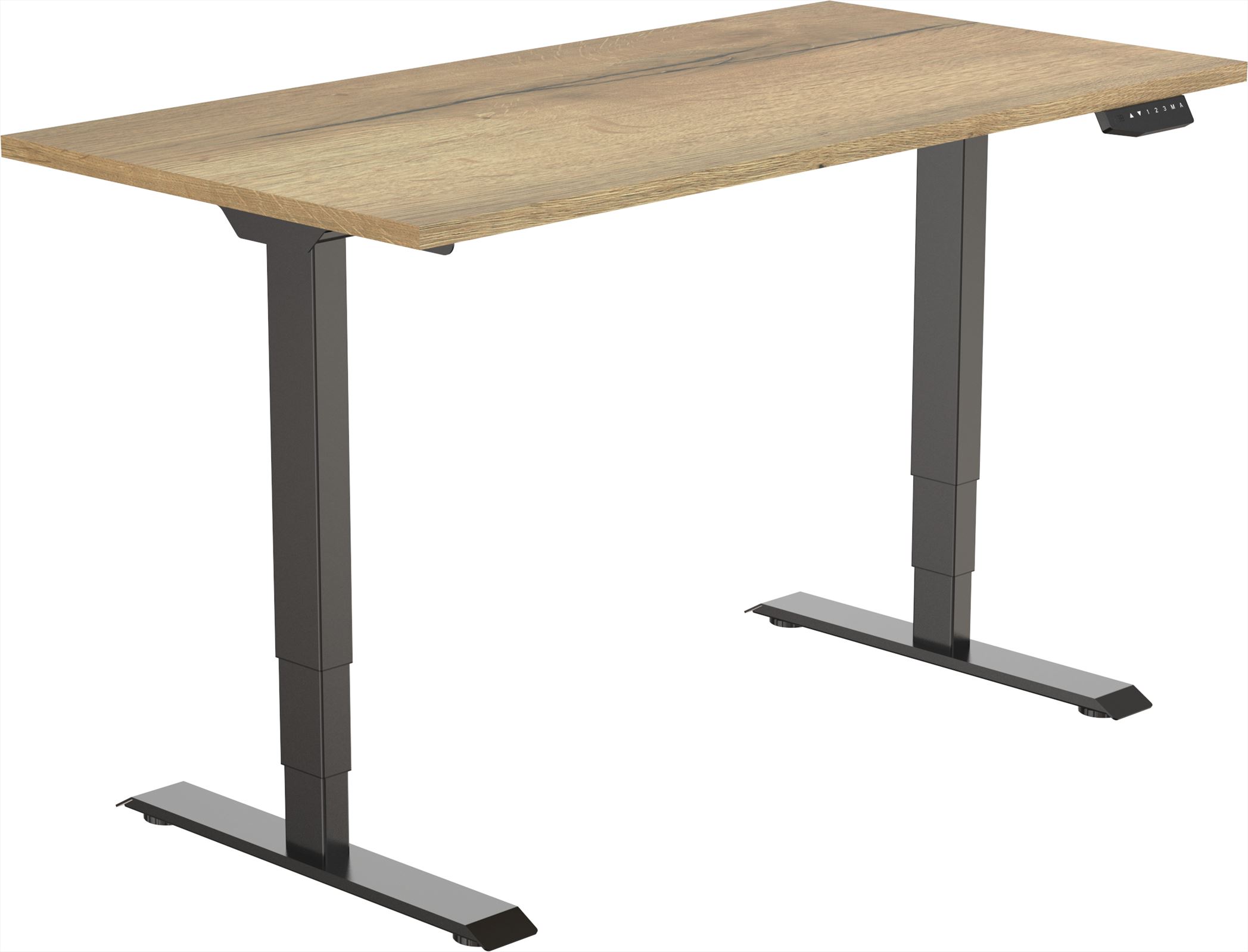 Elektrisch Zit-Sta Bureau Tsherysh Black Natural 180 x 80 afbeelding