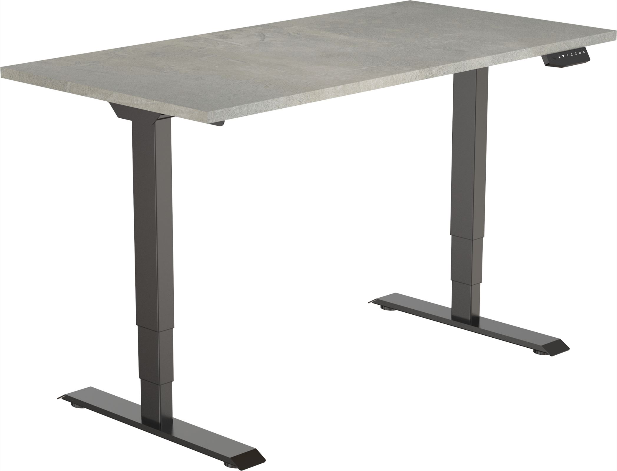 Elektrisch Zit-Sta Bureau Tsherysh Black Oxyd 120 x 80 afbeelding