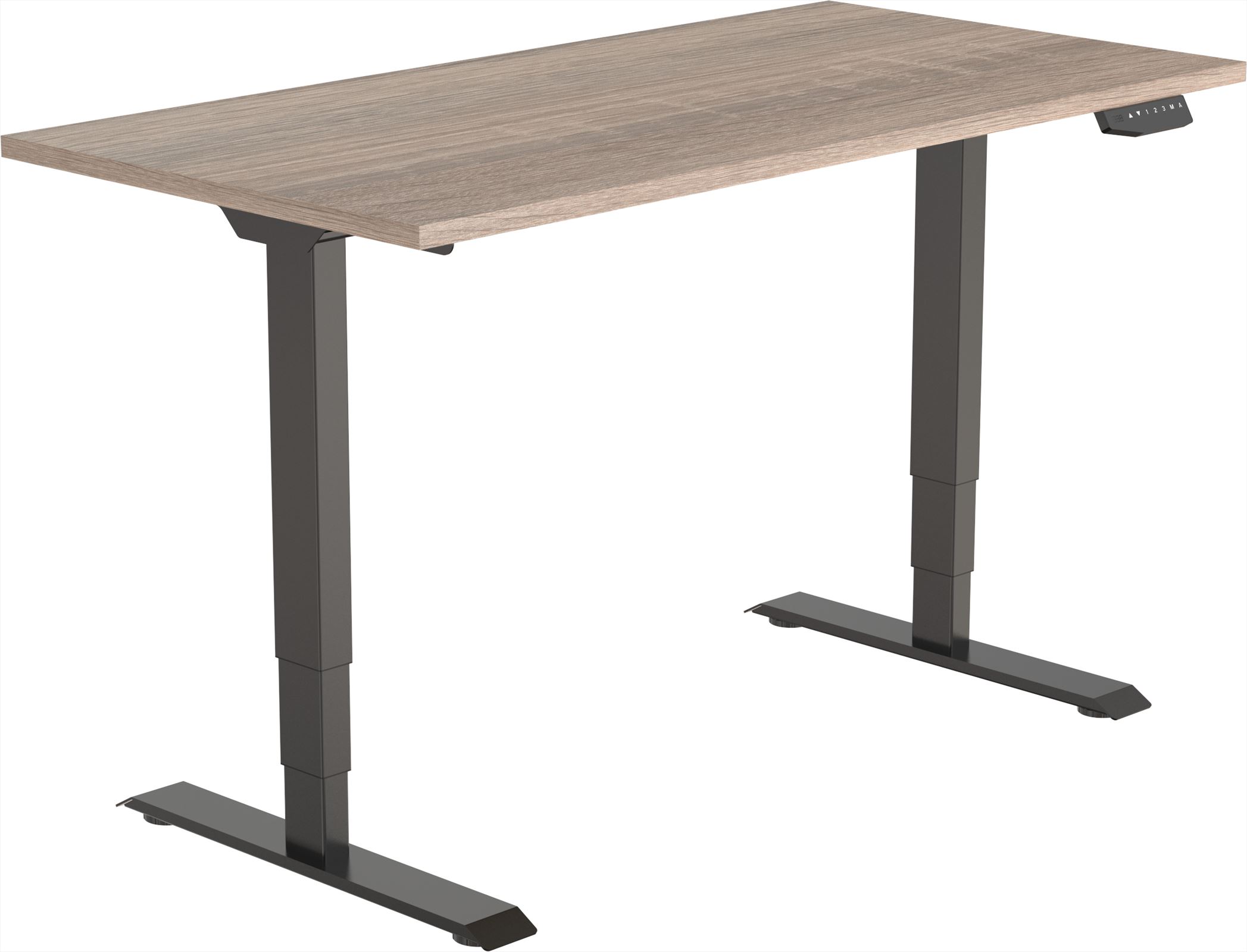 Elektrisch Zit-Sta Bureau Tsherysh Black Robson 120 x 80 afbeelding