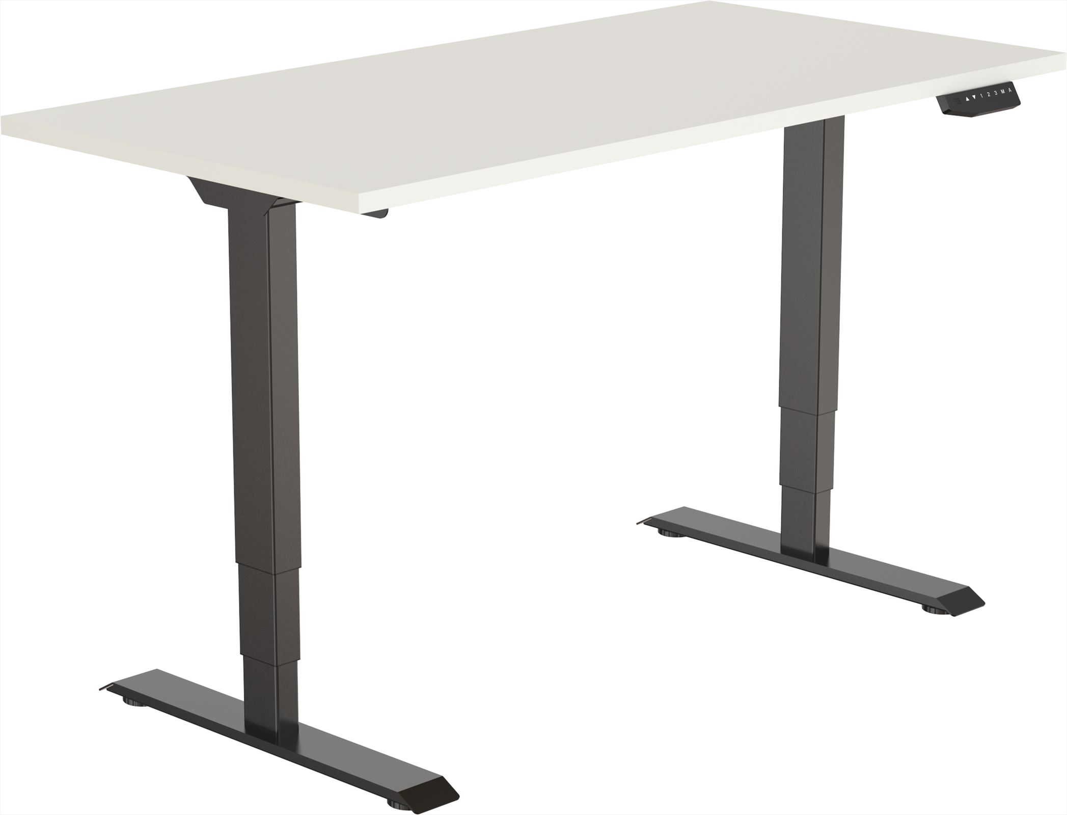 Elektrisch Zit-Sta Bureau Tsherysh Black & White 160 x 80 afbeelding