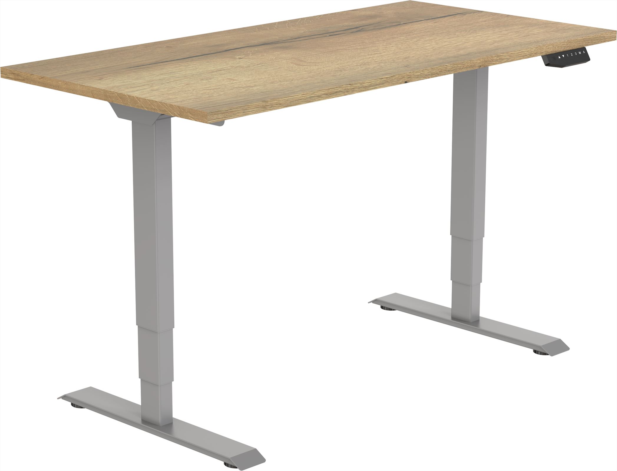 Elektrisch Zit-Sta Bureau Tsherysh Gray Natural 160 x 80 afbeelding
