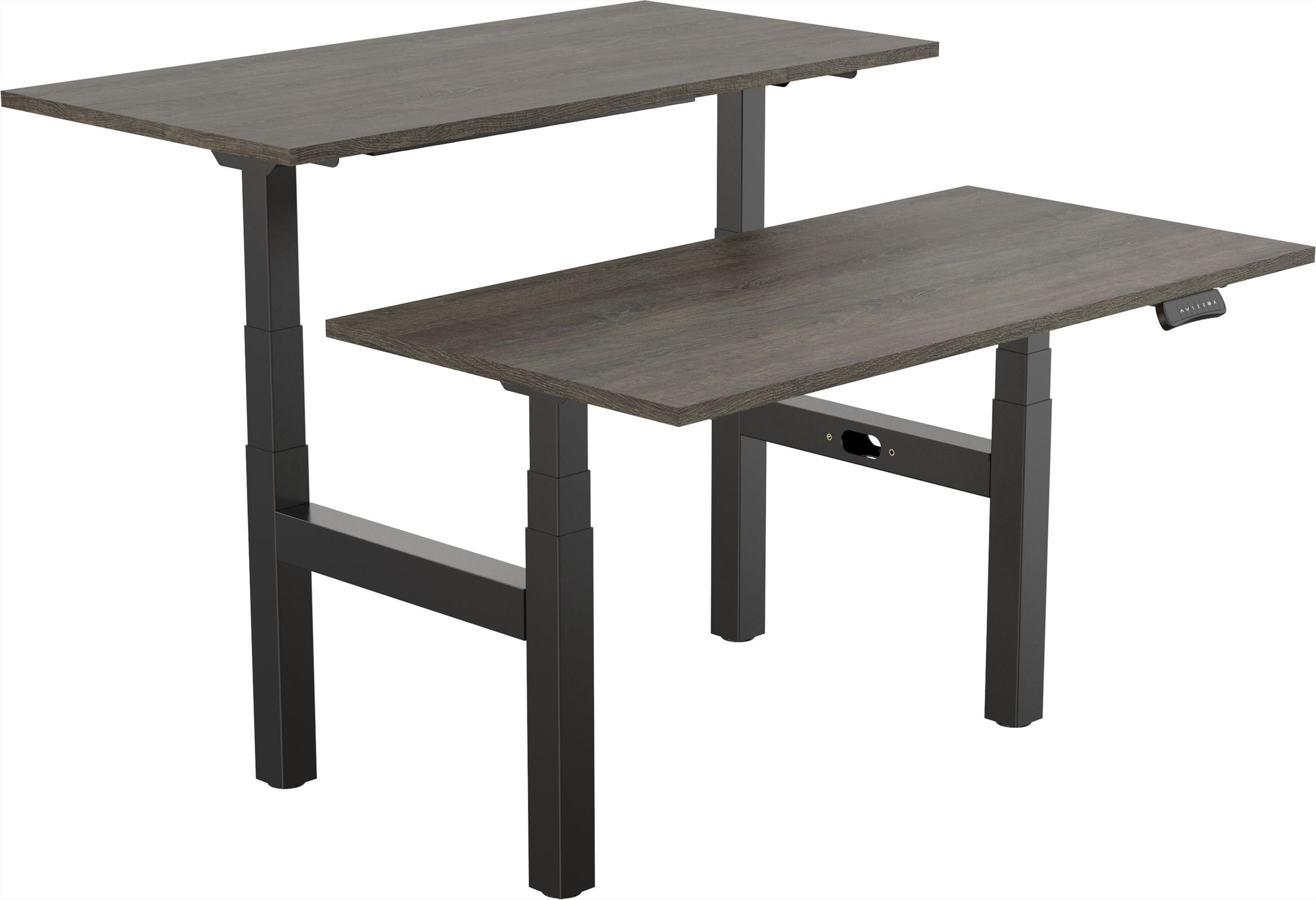 Elektrisch verstelbaar zit-sta bureau Tsherysh Bench Black Logan 140 x 80 afbeelding