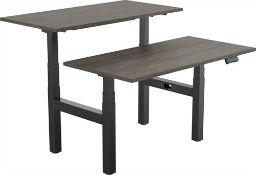 Elektrisch verstelbaar zit-sta bureau Tsherysh Bench Black Logan 180 x 80